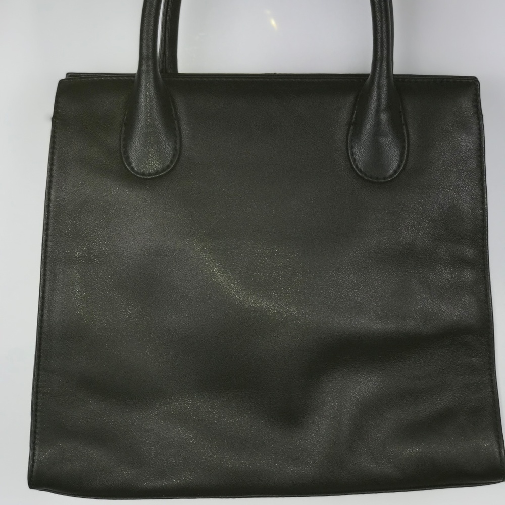 Black Leather Handbag